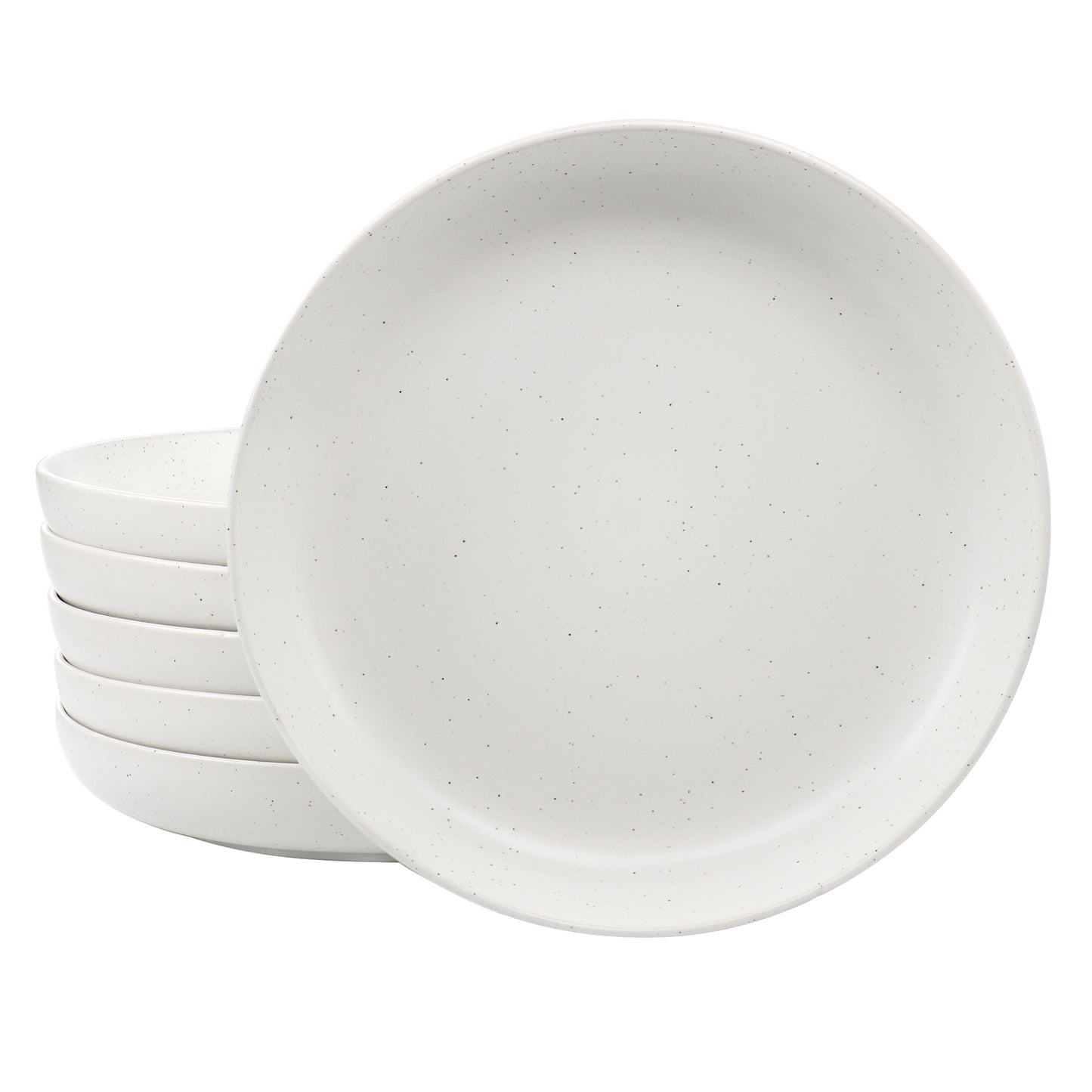 Studio 3B Mio 6 Piece 9.5 Inch Round Stoneware Bowl Set in Sea Salt