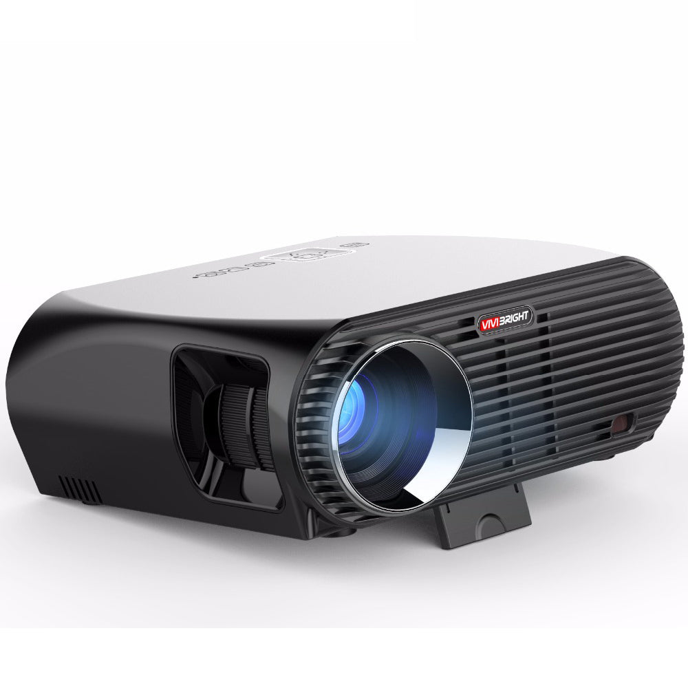 ViviBright GP100UP Smart Home Theater Projector Android6.01 3500 Lumens High Brightness LED WiFi Beamer 1280*800pixels black_European regulations