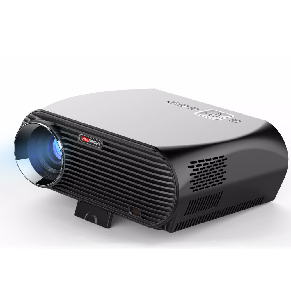 ViviBright GP100UP Smart Home Theater Projector Android6.01 3500 Lumens High Brightness LED WiFi Beamer 1280*800pixels black_European regulations