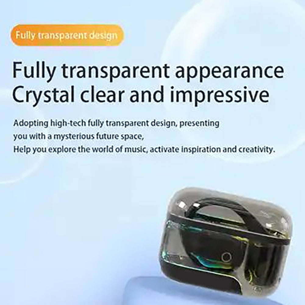 C01 Wireless Hanging Ear Headphones Open Ear Headphones Stereo Sound Earphones Noise Reduction Earphones Yellow