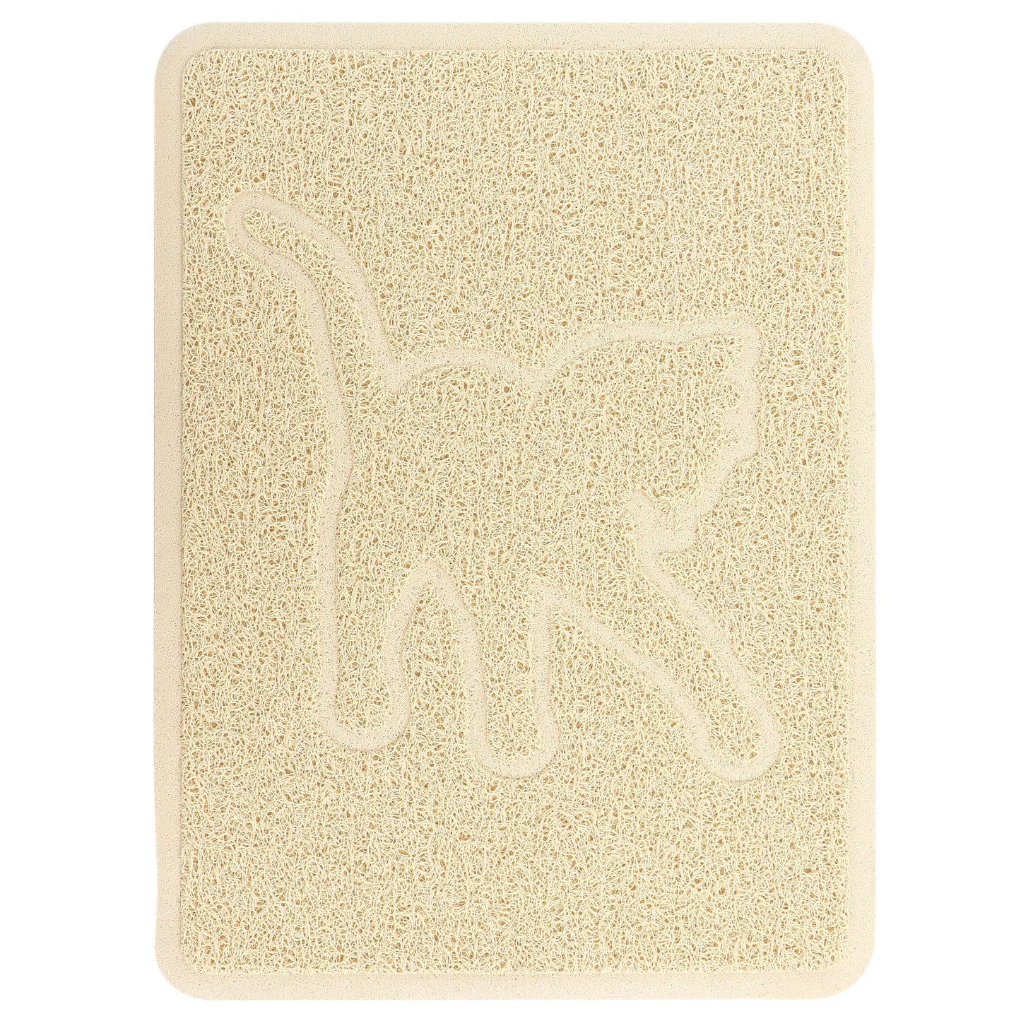 Gibson Everyday Pet Elements 18.5 x 13.78 Inch Cat Silhouette Placemat in Tan