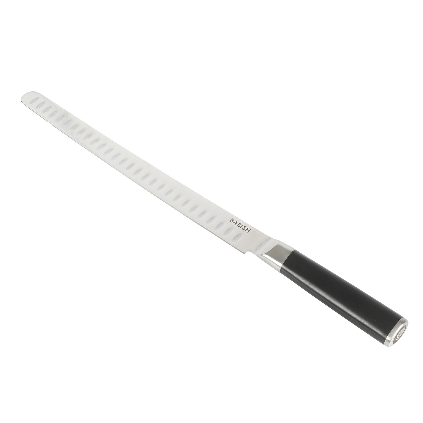 Babish 12 Inch High-Carbon Stainless Steel Full Tang Super Slicer in Black