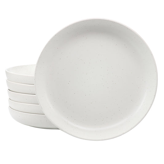 Studio 3B Mio 6 Piece 9.5 Inch Round Stoneware Bowl Set in Sea Salt