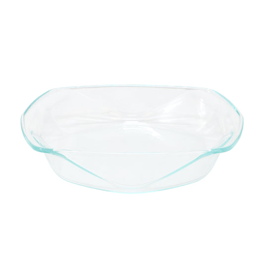 Soho Lounge Carnegie Hill 12 inch x 10 Inch x 2.6 Inch Tempered Glass Roaster Pan with Built-in Handles