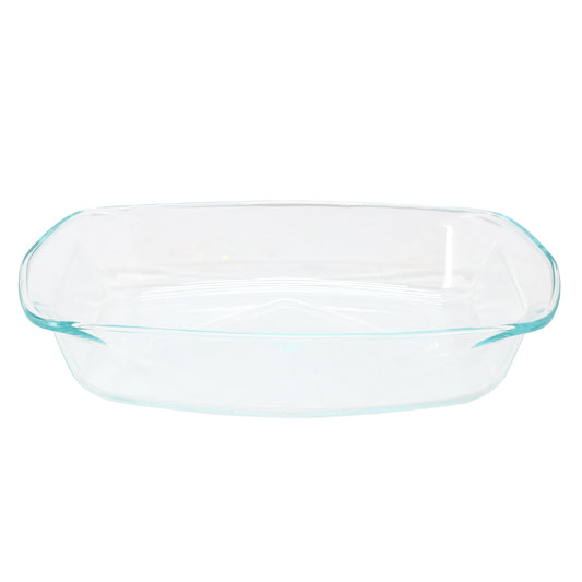 Soho Lounge Carnegie Hill 16 inch x 11 Inch x 3.1 Inch Tempered Glass Multi-Purpose Pan with Built-in Handles