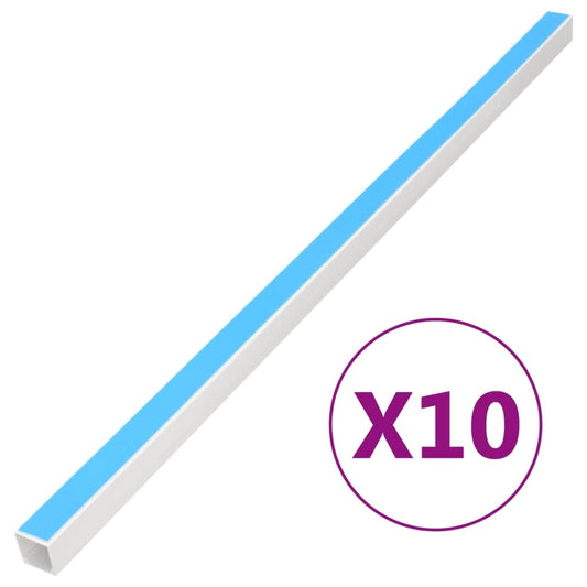 Cable Trunking Self-Adhesive 1.6"x1" 32.8' PVC