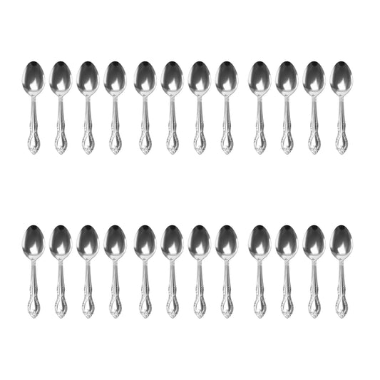 Abbie 24 Piece Stainless Steel Teaspoon Set