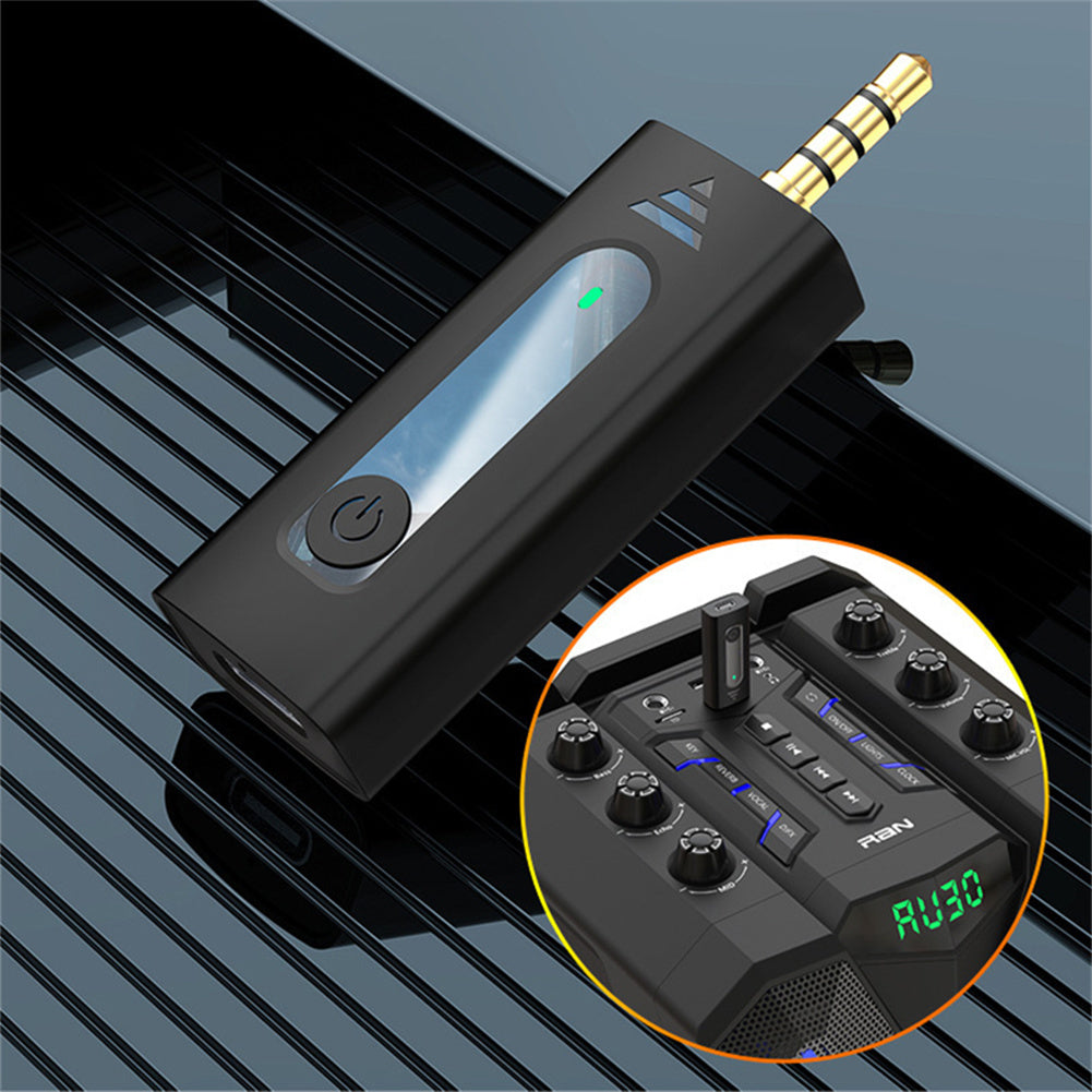 Wireless 3.5mm Lavalier Microphone Condenser Mic for Camera Speaker Smartphone Recording Microphone K35 1 to 2