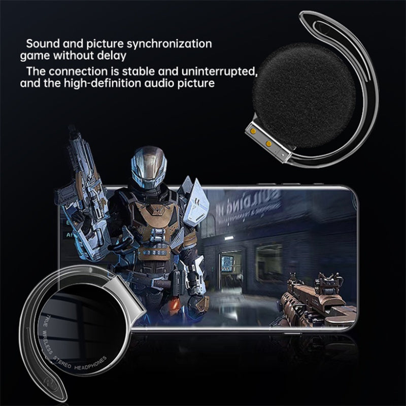 US F2 Tws Wireless Bluetooth Headset Noise-Cancelling Night Running Light Luminous Sports Earbuds Black