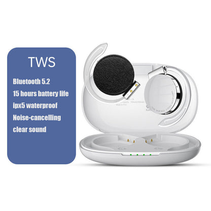 US F2 Tws Wireless Bluetooth Headset Noise-Cancelling Night Running Light Luminous Sports Earbuds Black