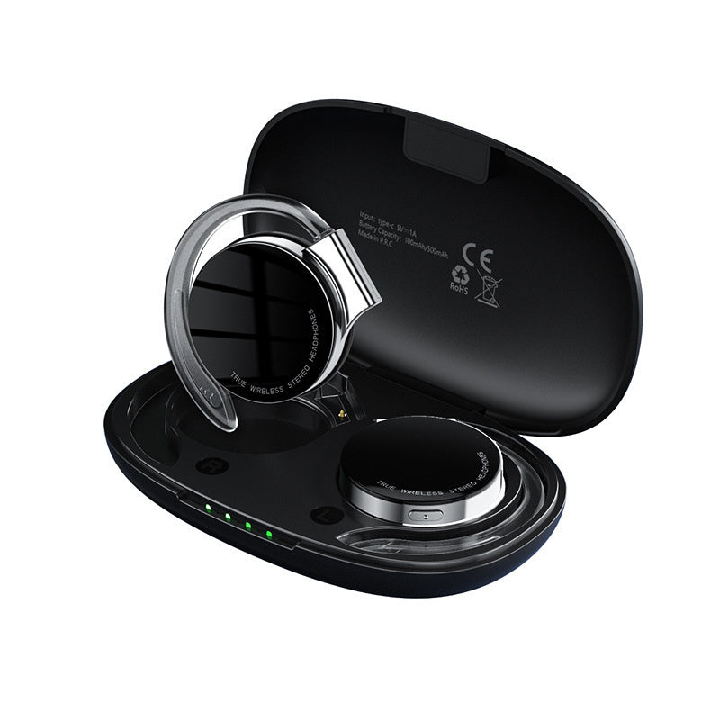 US F2 Tws Wireless Bluetooth Headset Noise-Cancelling Night Running Light Luminous Sports Earbuds Black