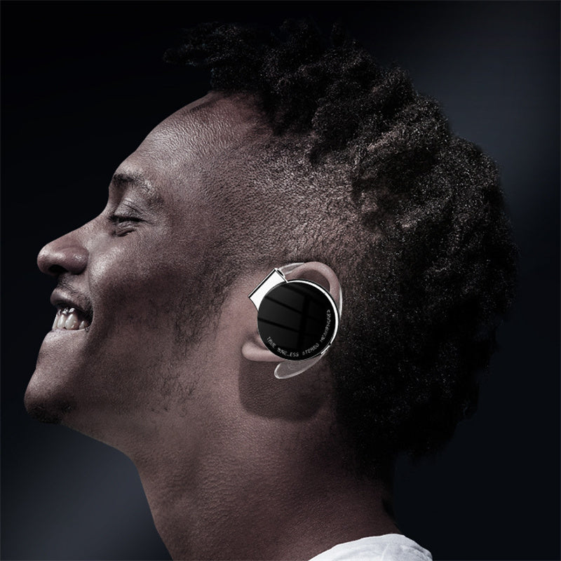 US F2 Tws Wireless Bluetooth Headset Noise-Cancelling Night Running Light Luminous Sports Earbuds Black
