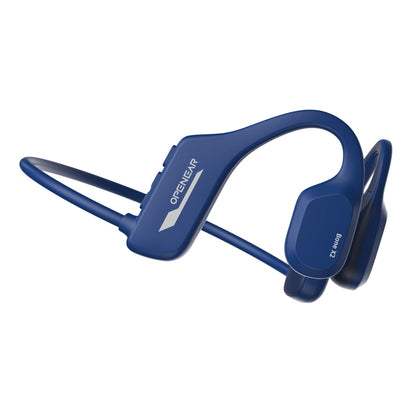 Wireless Headphones Headband Bone Conduction Earphones Clear Sound Calling Headphones Waterproof Earbuds Blue