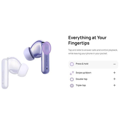 Color: black - 100% Original Huawei Freebuds 6i (T0019) Bluetooth Headphone  ANC 3.0 Punchy Bass 35-Hour Battery Life Earphone Headset
