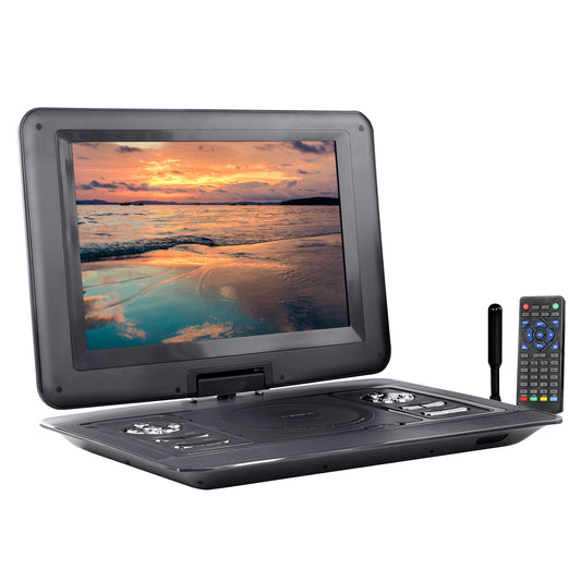 Trexonic 15.4 Inch Portable TV+ DVD Player with Swivel TFT-LCD Screen and USB,SD,AV,HDMI Inputs