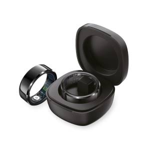TECHMADE TM-NEXA-BK10 Smartring con Charging Box Black TG 10 20.40mm